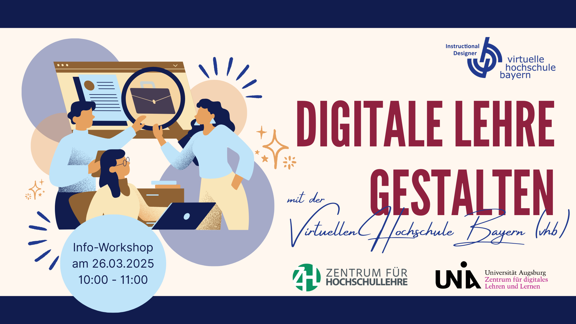 Info-Workshop “Digitale Lehre gestalten mit der Virtuellen Hochschule Bayern (vhb)