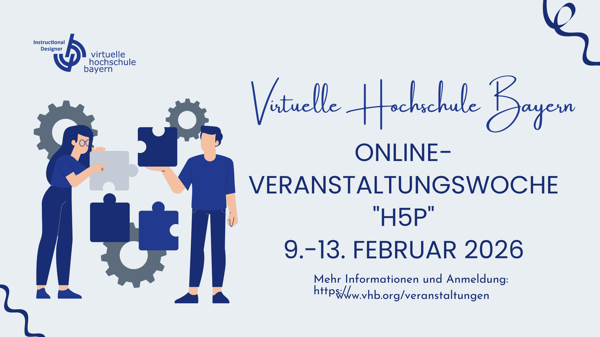 Online-Veranstaltungswoche zu “H5P” der Virtuellen Hochschule Bayern (vhb)